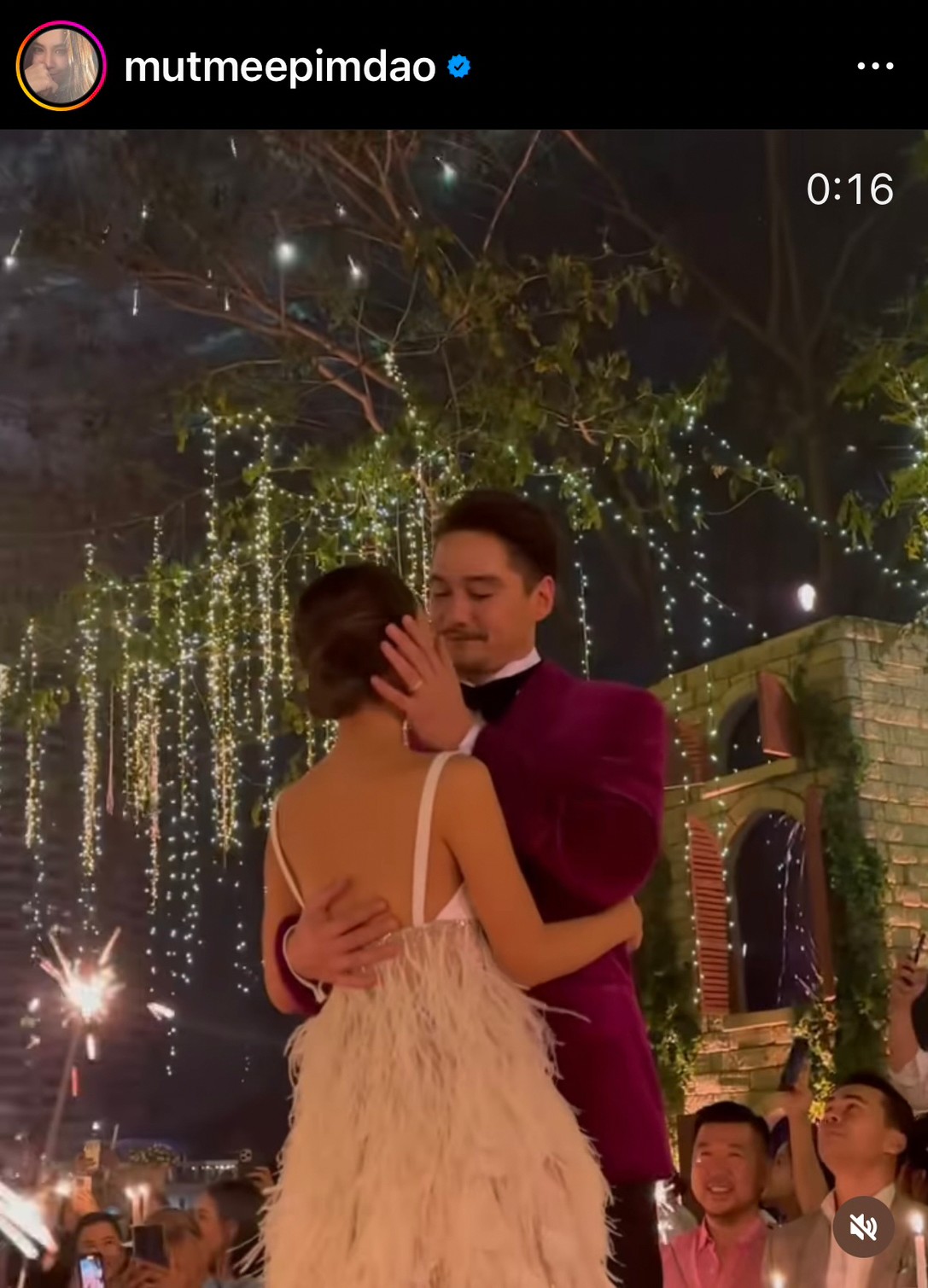 ภาพบรรยากาศงานช่วงเย็น อนันดา-ณิชชา พิธีฉลองมงคลสมรสแสนหวาน 