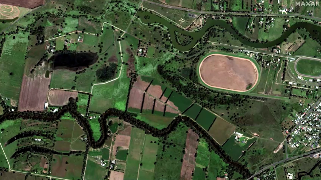 เปิดภาพดาวเทียมล่าสุดเปรียบเทียบก่อน-หลังน้ำท่วมออสเตรเลีย