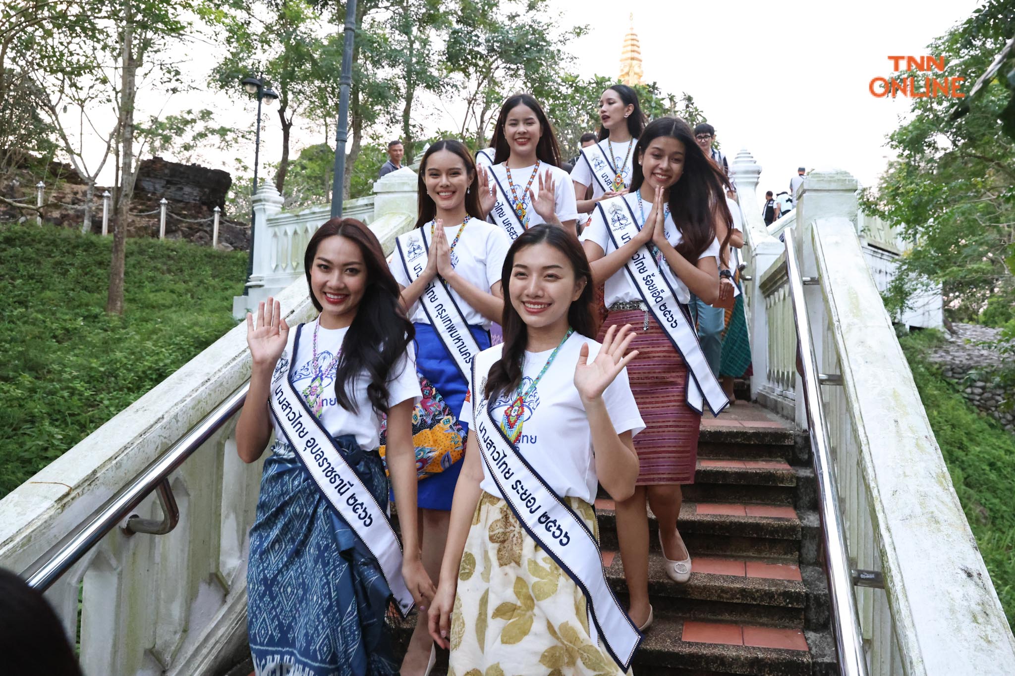 น่ารักสมวัยนางสาวไทย 2566 สักการะศาลหลักเมืองพัทลุงเสริมสิริมงคลกิจกรรมเก็บตัววันแรก