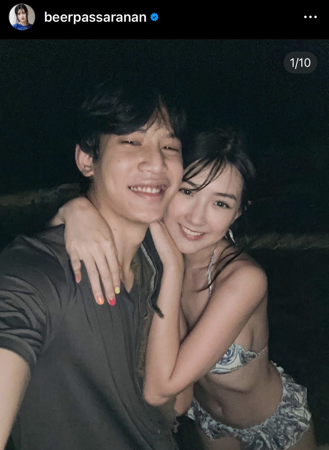 เบียร์ ภัสรนันท์ แชร์โมเมนต์สุดท้ายที่เป็นแฟนกัน กับ ท็อป LazyLoxy