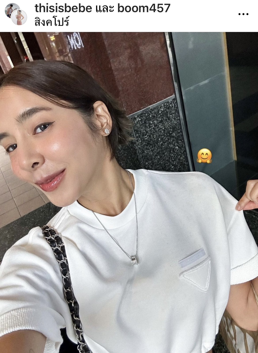 เบเบ้ ธันย์ชนก อวดภาพกระทบไหล่ คริสเตียโน่ โรนัลโด้ เบเบ้ ธันย์ชนก อวดภาพกระทบไหล่ คริสเตียโน่ โรนัลโด้