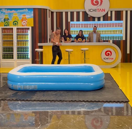 แจ๊ส ชวนชื่น ทำตามคำเรียกร้อง พี่โตโย่ โดดนน้ำแล้ว!!