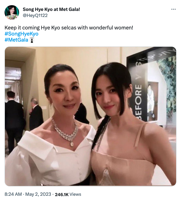 'พี่แจ็ค - เจนนี่ - ซงฮเยคโย'!! ตัวมัมตัวแด๊ดฝั่งเอเชียบุกงาน Met Gala ที่นิวยอร์ก