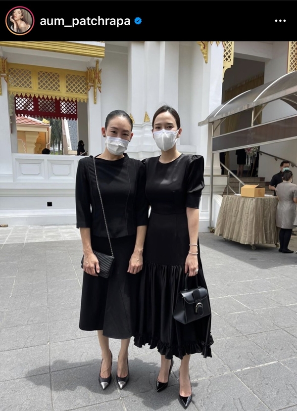 อั้ม พัชราภา ร่วมพิธีฌาปนกิจ ไฮโซแบงค์ กัลยรัตน์ ครั้งสุดท้าย