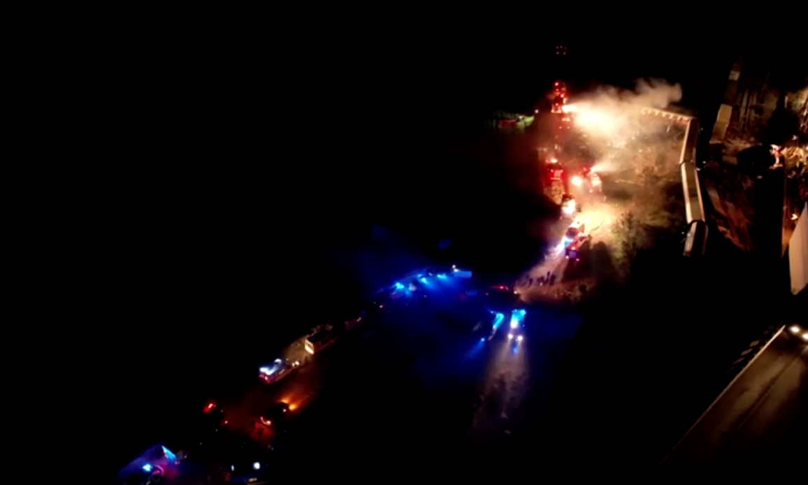 รถไฟชนกัน! ประสานงานไฟลุกท่วมที่กรีซ เสียชีวิต 16 ราย