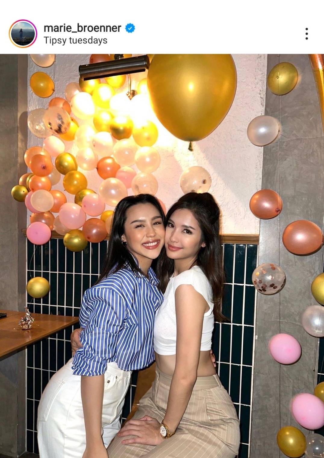 มารี เบรินเนอร์ จัดปาร์ตี้ฉลองวันเกิด ชาวเน็ตถาม พิชญ์ ไปไหน หลังไม่มีภาพร่วมเฟรม มารี เบรินเนอร์ จัดปาร์ตี้ฉลองวันเกิด ชาวเน็ตถาม พิชญ์ ไปไหน หลังไม่มีภาพร่วมเฟรม