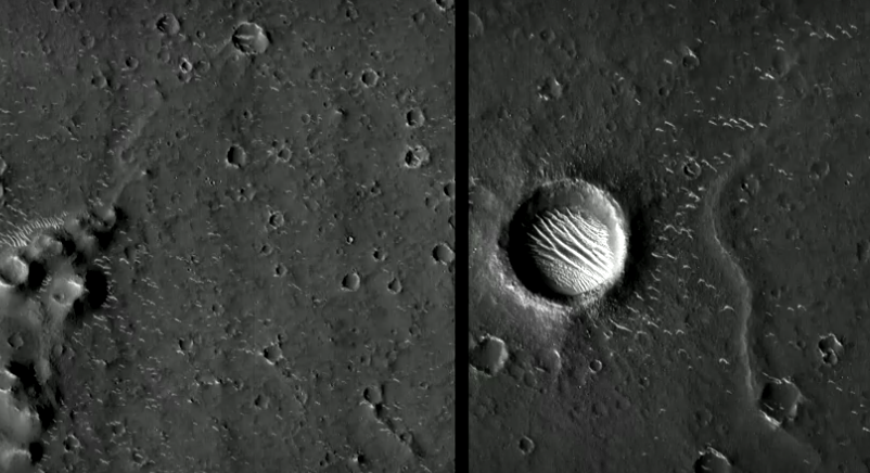 จีนเผยภาพถ่าย ดาวอังคาร ชุดใหม่ ฝีมือยานสำรวจอวกาศ เทียนเวิ่น-1 จีนเผยภาพถ่าย ดาวอังคาร ชุดใหม่ ฝีมือยานสำรวจอวกาศ เทียนเวิ่น-1