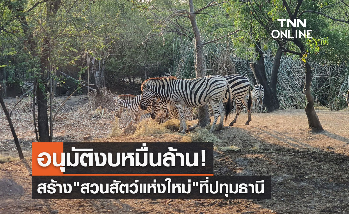 "สวนสัตว์แห่งใหม่" ครม.อนุมัติงบหมื่นล้านสร้างที่ปทุมฯ คาดเปิดปี 2569