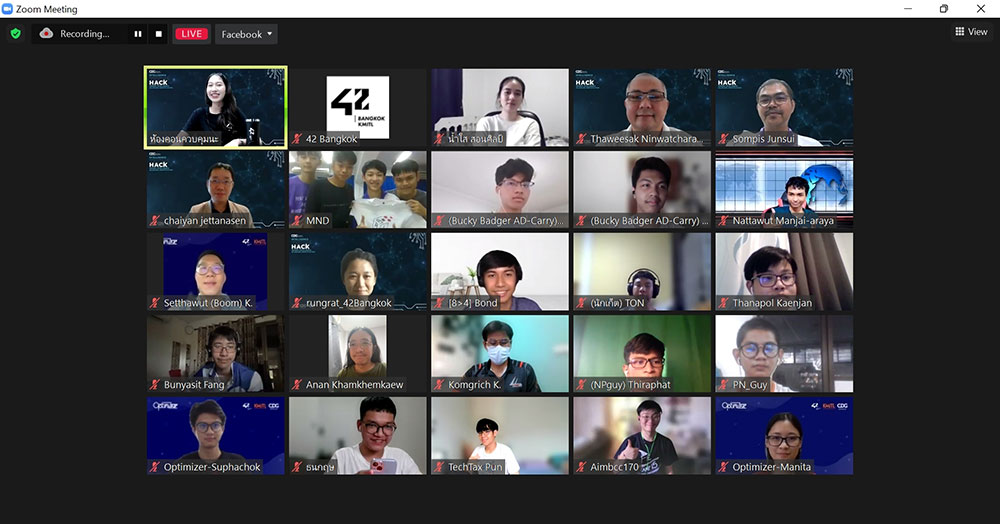 กลุ่มซีดีจี จับมือสถาบัน ‘42 Bangkok’ เผยความสำเร็จ Virtual Hackathon Ep.3