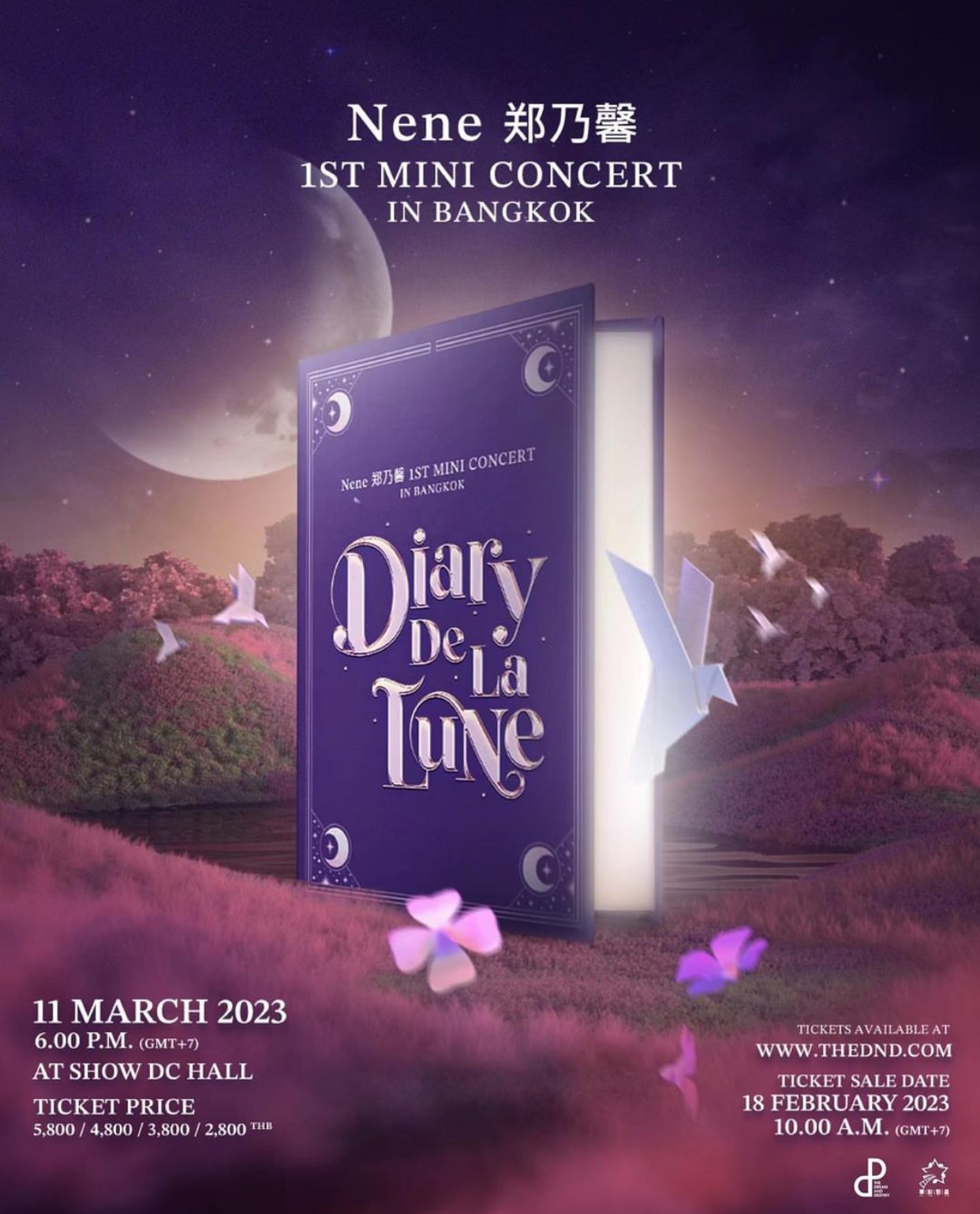 เนเน่ พรนับพรรณ เตรียมจัดคอนเสิร์ตเดี่ยวครั้งแรกในไทย เนเน่ พรนับพรรณ เตรียมจัดคอนเสิร์ตเดี่ยวครั้งแรกในไทย