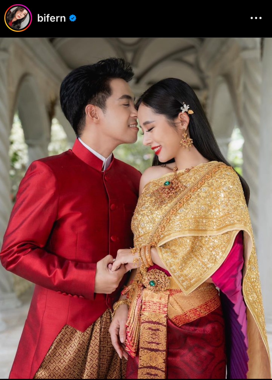 ใบเฟิร์น อัญชสา เผยภาพพรีเวดดิ้งเซ็ต 3 กับหวานใจ บอม ดนุภพ