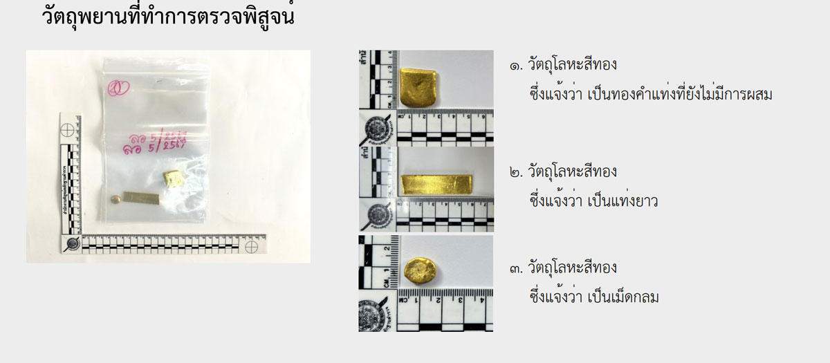 ทองปลอม ระบาดหนัก! พฐ.ผ่าให้ดูพบ ทองคำผสมโลหะรีเนียม เตือนผู้ค้า-ปชช. ระวัง!