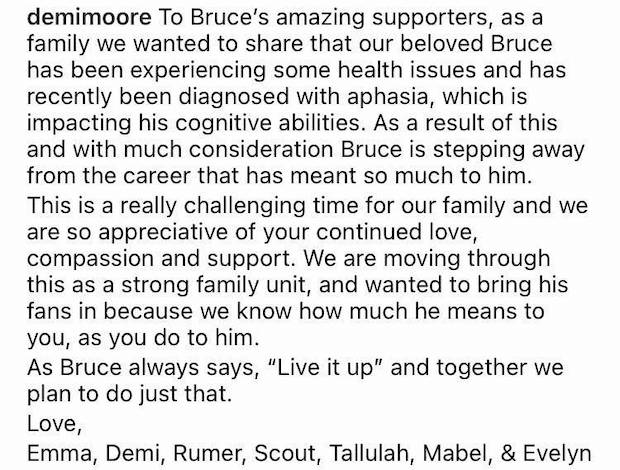 พักงานบันเทิง!! ‘บรูซ วิลลิส’ ตรวจพบภาวะบกพร่องทางการสื่อความหรือ Aphasia