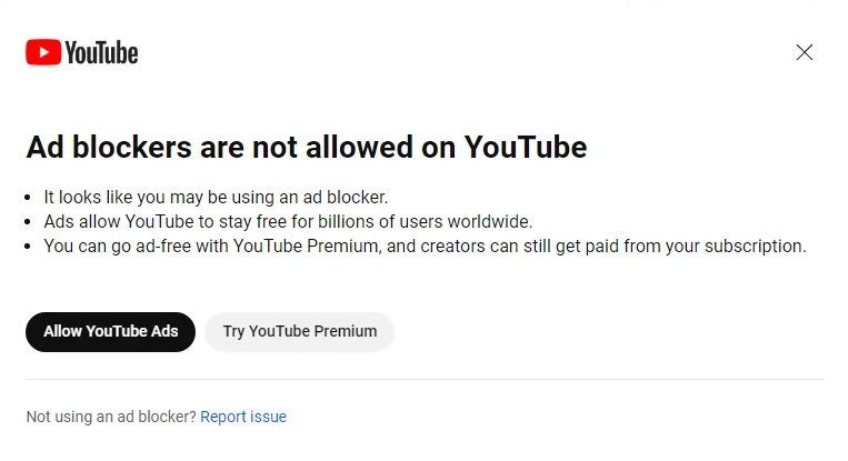 YouTube ทดสอบบล็อก Ad Blocker เพิ่มรายได้นักสร้างเนื้อหา YouTube ทดสอบบล็อก Ad Blocker เพิ่มรายได้นักสร้างเนื้อหา