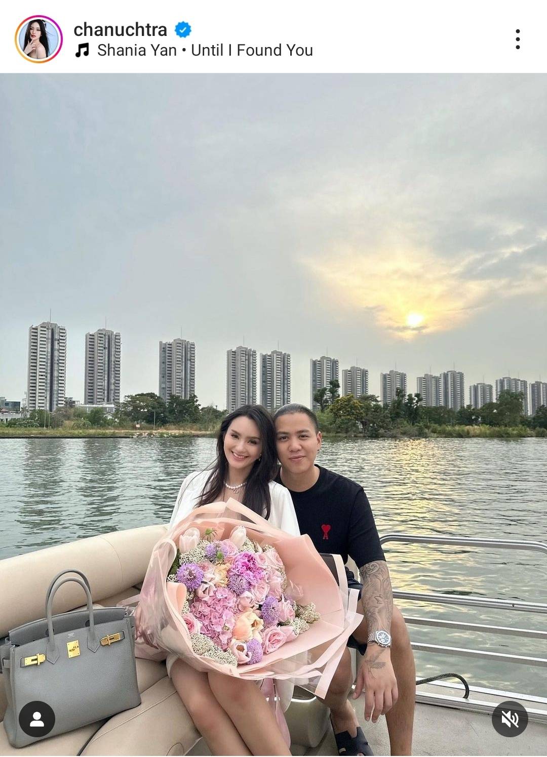 โชคดีที่ได้เจอผู้ชายคนนี้ นาย ชนุชตรา โพสต์ซึ้งถึงแฟนหนุ่ม