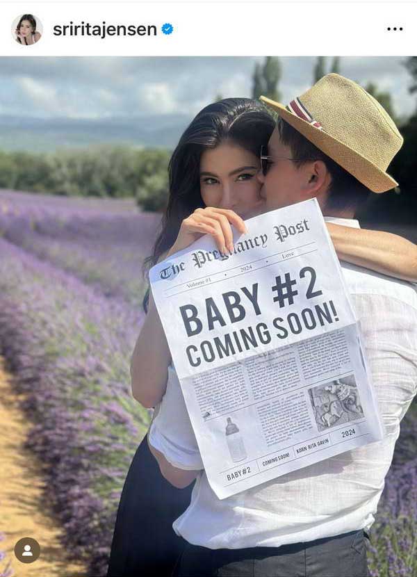 ศรีริต้า-กรณ์ เผยกอดกันร้องไห้วินาทีที่รู้ว่าตั้งท้อง ตื่นเต้นรอลุ้นเพศลูกคนที่ 2 ศรีริต้า-กรณ์ เผยกอดกันร้องไห้วินาทีที่รู้ว่าตั้งท้อง ตื่นเต้นรอลุ้นเพศลูกคนที่ 2