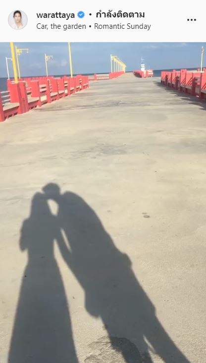 สวีทยันเงา!! พุฒ-จุ๋ย โรแมนติกจนทะเลหวานฉ่ำ