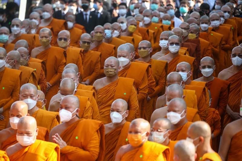 เปิดภาพบรรยากาศเคลื่อนสรีระ สมเด็จพระวันรัต วัดบวรนิเวศราชวรวิหาร