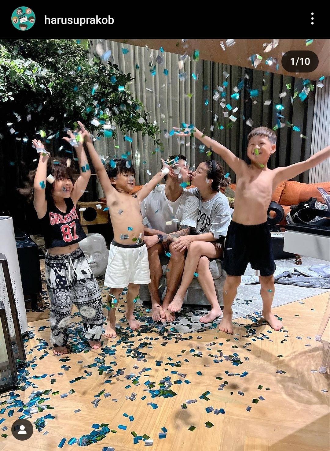 ฮารุ กรี๊ดลั่น! สามี กาย ทำเซอร์ไพร์สฉลองครบรอบวันแต่งงาน 10 ปี