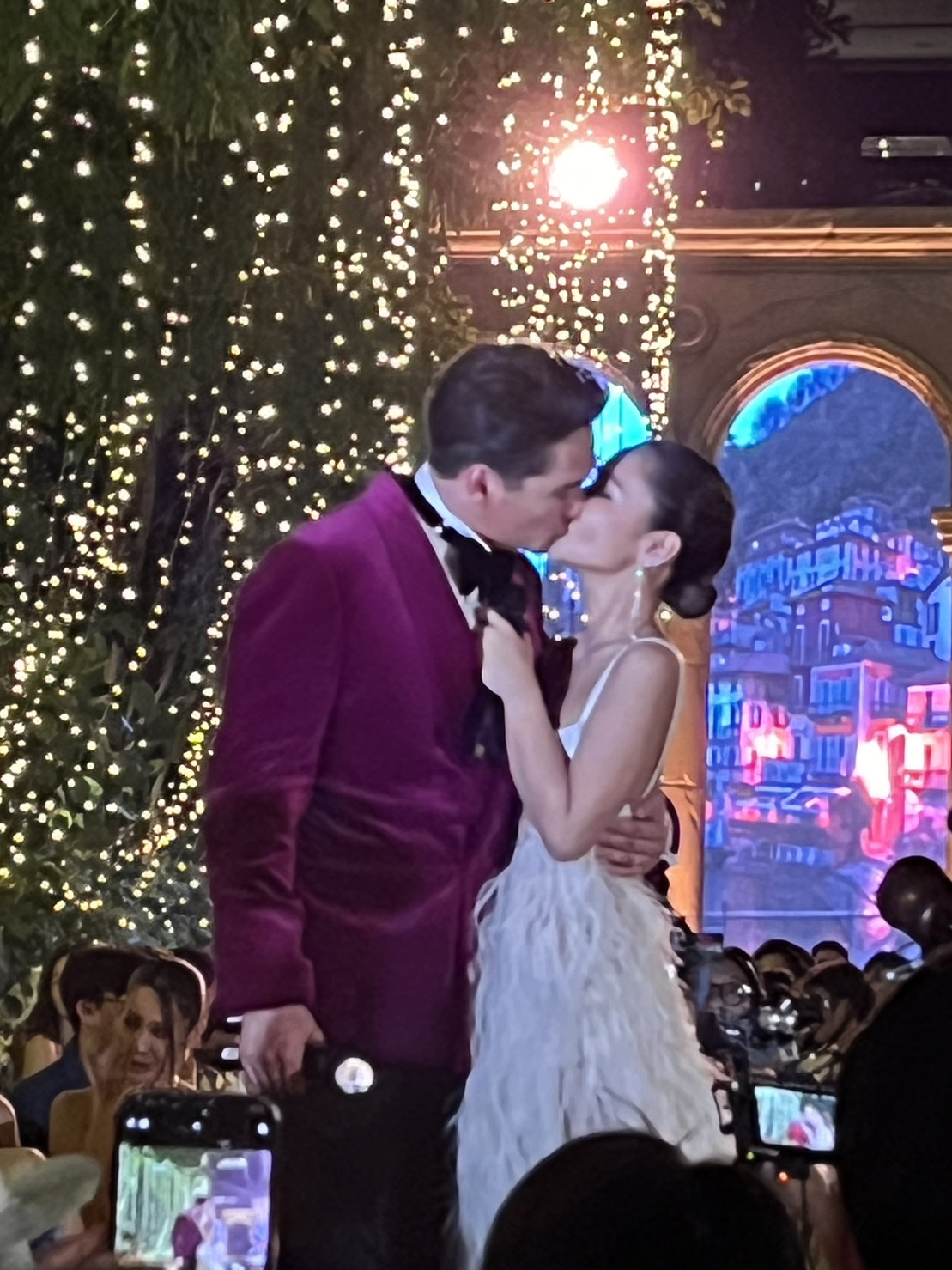 ภาพบรรยากาศงานช่วงเย็น อนันดา-ณิชชา พิธีฉลองมงคลสมรสแสนหวาน 