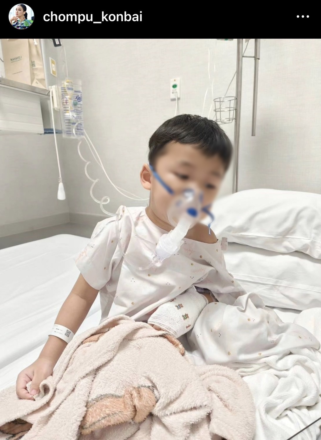 ชมพู่ ใจแทบขาด น้องธารา ลูกชายป่วยเป็น RSV