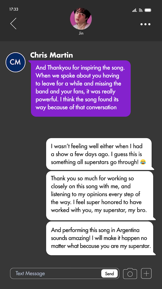 รอฟังเลย!! 'จิน BTS’ จ่อเปิดตัวเพลงเดี่ยวในคอนเสิร์ต Coldplay ที่อาร์เจนติน่า รอฟังเลย!! 'จิน BTS’ จ่อเปิดตัวเพลงเดี่ยวในคอนเสิร์ต Coldplay ที่อาร์เจนติน่า