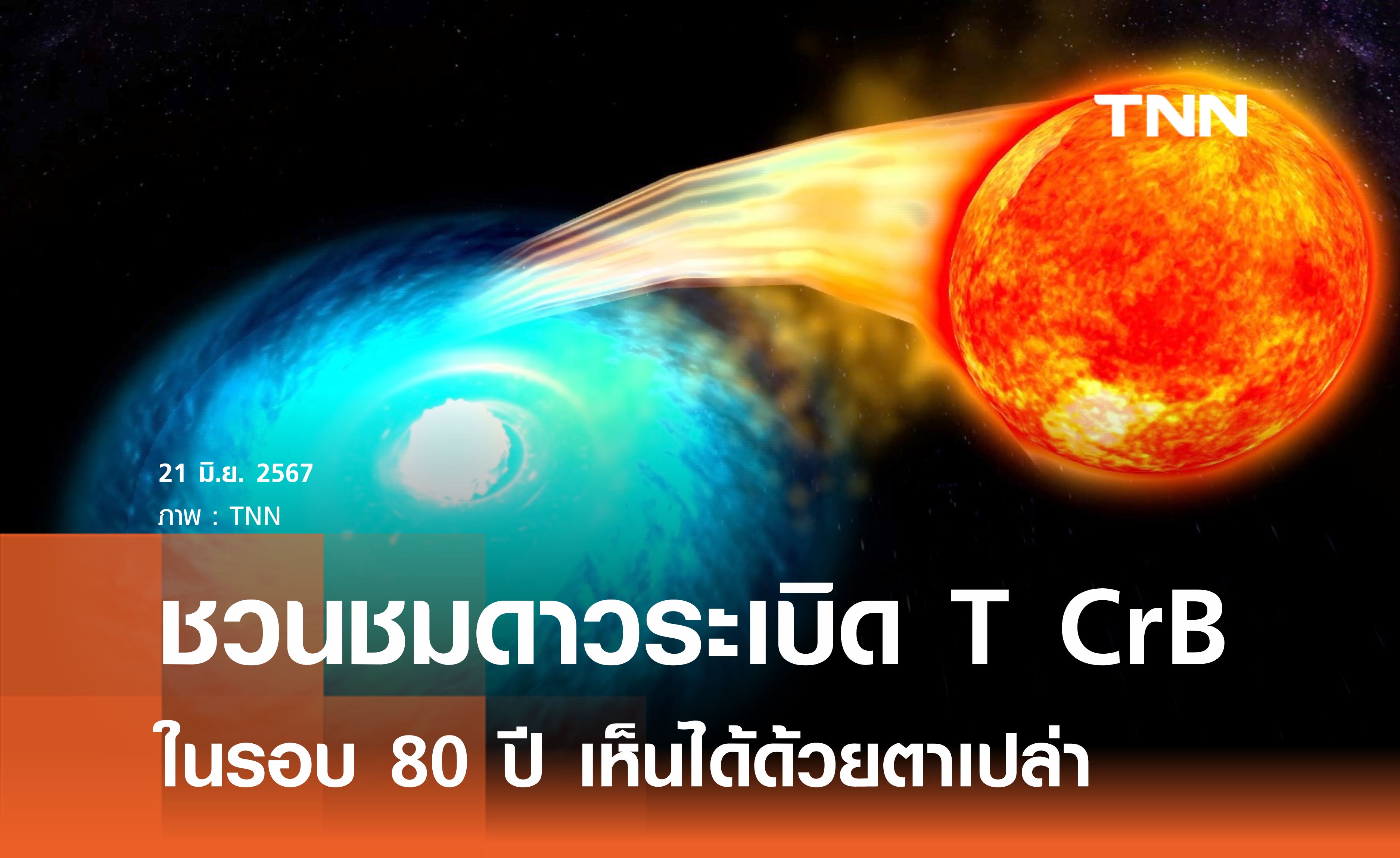 นาซาชวนชมดาวระเบิดเห็นได้ด้วยตาเปล่า 