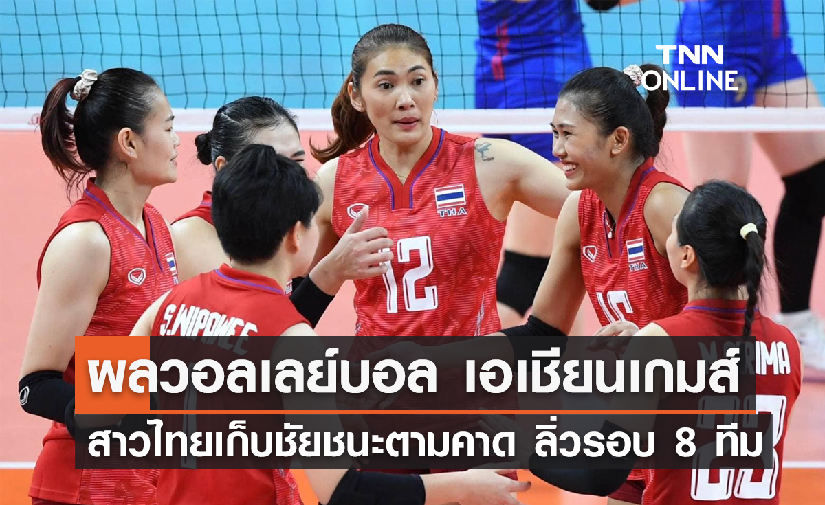 ผลวอลเลย์บอล เอเชียนเกมส์ 2022 รอบแบ่งกลุ่ม นัดสอง ไทย พบ มองโกเลีย
