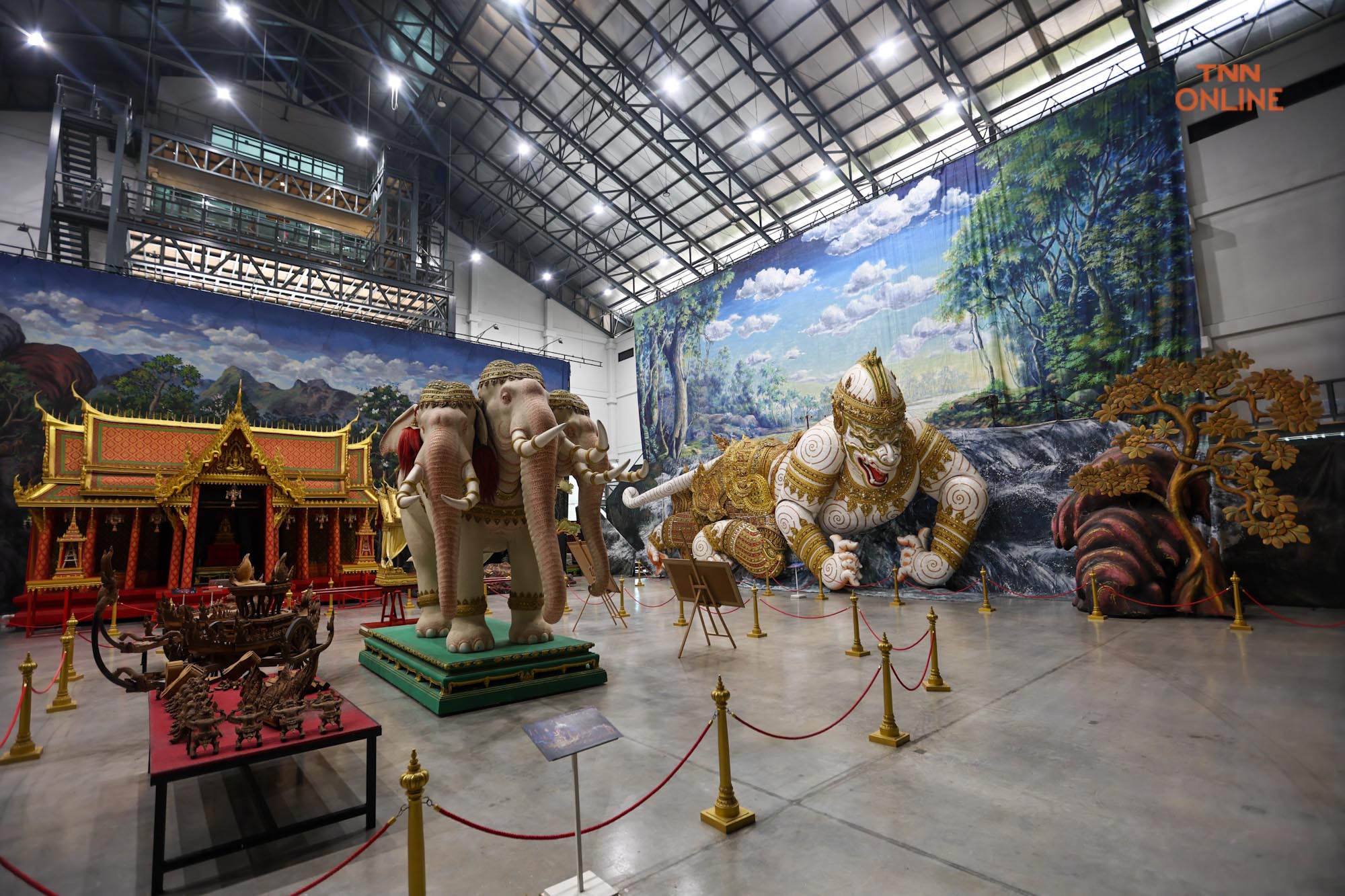 อลังการหุ่นหนุมานยักษ์ คืบหน้างานฉากโขนมูลนิธิส่งเสริมศิลปาชีพฯ อลังการหุ่นหนุมานยักษ์ คืบหน้างานฉากโขนมูลนิธิส่งเสริมศิลปาชีพฯ