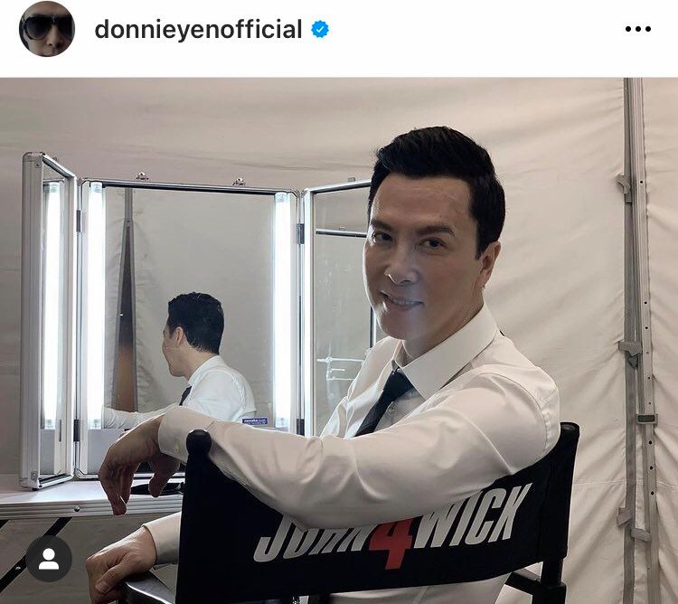 ดอนนี่ เยน เผย ถ่ายหนังกับ Keanu Reeves แฮปปี้มาก                                     