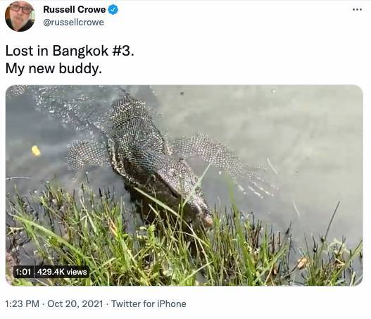 ‘รัสเซล โครว์’ ถามจุกๆ เรื่องน้ำท่วม-สายไฟ ถึงผู้สมัครชิงผู้ว่าฯ กทม. ‘รัสเซล โครว์’ ถามจุกๆ เรื่องน้ำท่วม-สายไฟ ถึงผู้สมัครชิงผู้ว่าฯ กทม.