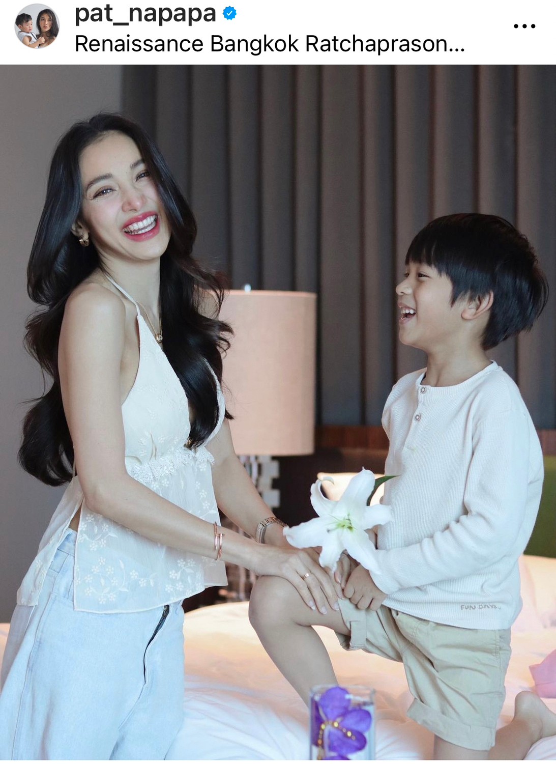 แพท ณปภา เผยนาทีช็อต!! ลูกชายบอกมีแฟนแล้ว แพท ณปภา เผยนาทีช็อต!! ลูกชายบอกมีแฟนแล้ว