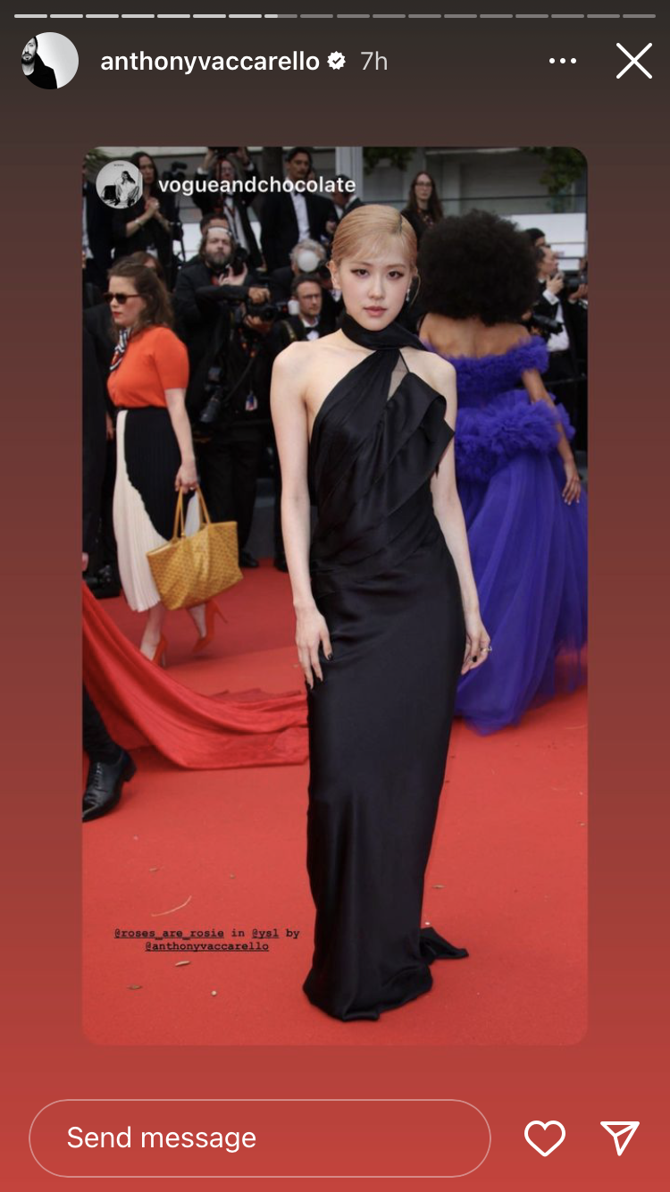 'โรเซ่' บุกคานส์!! สมาชิก BLACKPINK คนแรกบนพรมแดงเทศกาลหนังระดับโลกที่ฝรั่งเศส