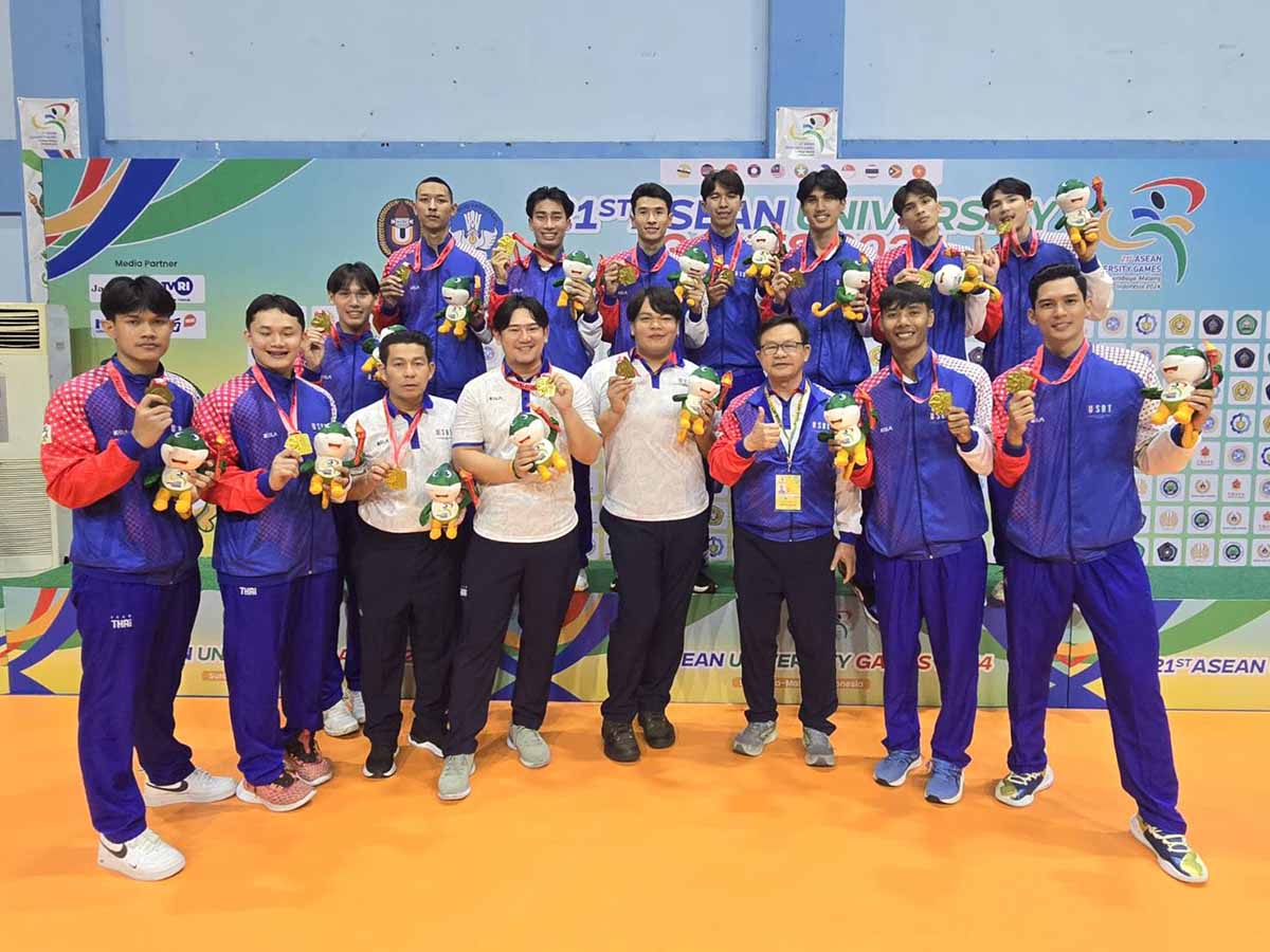 ทีมหนุ่มไทยไล่ทุบอินโด ซิวแชมป์วอลเลย์บอล ม.อาเซียน 2024