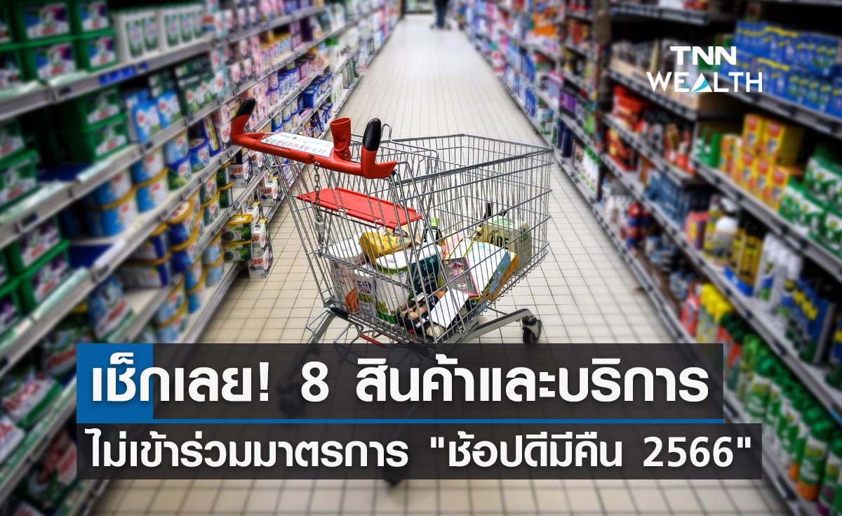 "ช้อปดีมีคืน 2566" เปิด 8 สินค้าและบริการหมดสิทธิ์ลดหย่อนภาษี