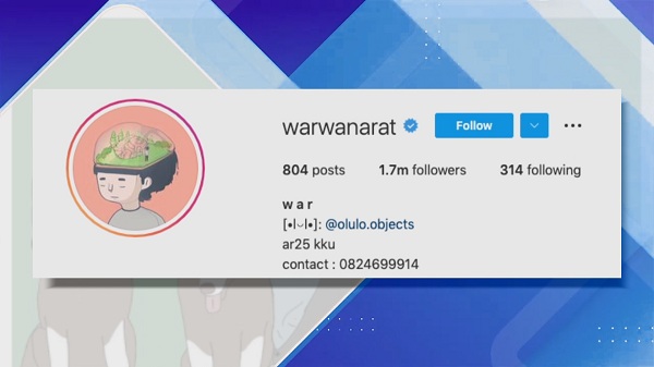 “วอร์ วนรัตน์” ฮอตไม่หยุด ยอดฟอลโลว์ทวิตเตอร์ทะลุ 6 แสน (มีคลิป)