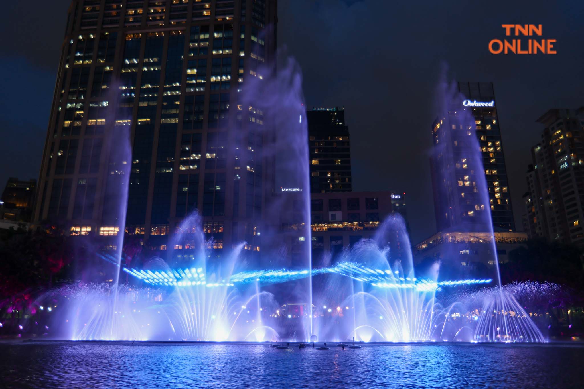 เฉลิมพระเกียรติสมเด็จพระพันปีหลวง แสดงม่านน้ำ ประกอบแสง สี เสียง เฉลิมพระเกียรติสมเด็จพระพันปีหลวง แสดงม่านน้ำ ประกอบแสง สี เสียง