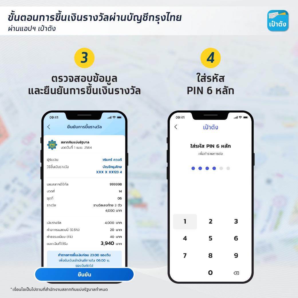 สรุปครบทุกขั้นตอน! วิธีขึ้นเงินรางวัล สลากดิจิทัล ไม่อยากพลาดต้องทำอย่างไร