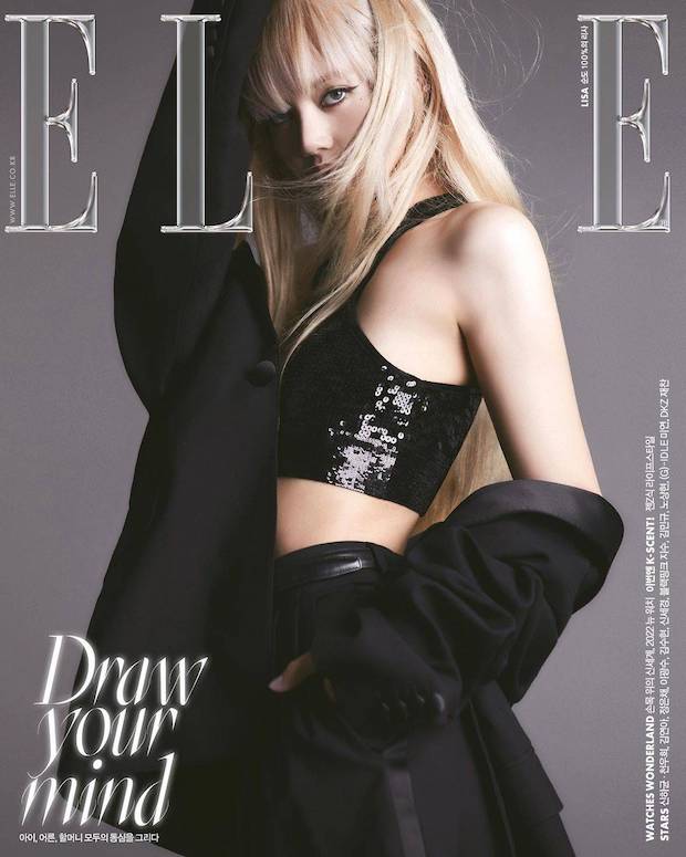 ‘ลิซ่า’ ฉายเดี่ยว!! ขึ้นปก ELLE KOREA สวยปังทรงพลัง 4 ปก 4 สไตล์