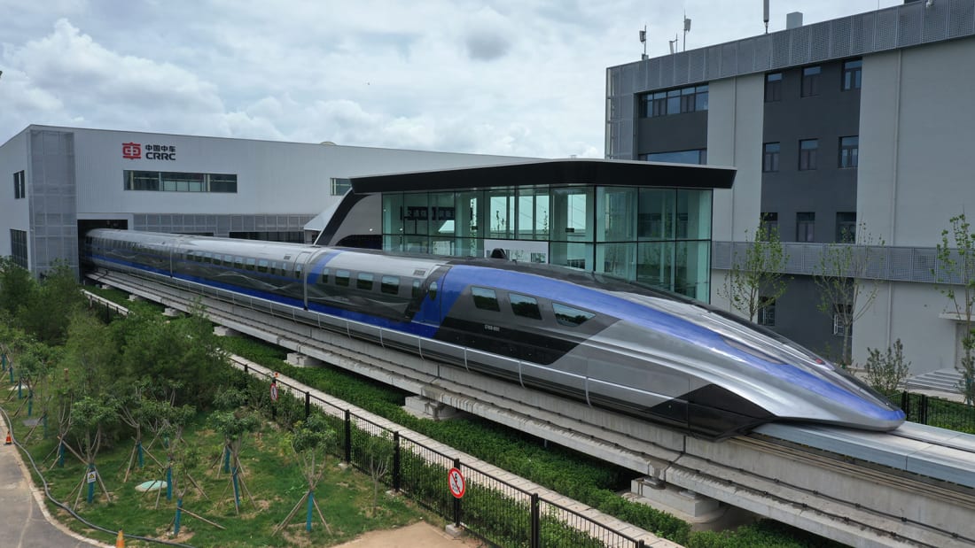 จีนพัฒนา รถยนต์แม็กเลฟ (Maglev car) เคลื่อนที่ด้วยความเร็วส