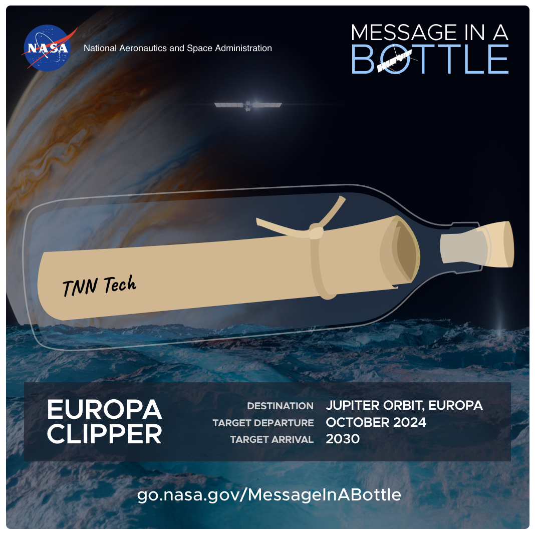 ร่วมส่งชื่อไปดวงจันทร์ยูโรปากับยานอวกาศ Europa Clipper ร่วมส่งชื่อไปดวงจันทร์ยูโรปากับยานอวกาศ Europa Clipper
