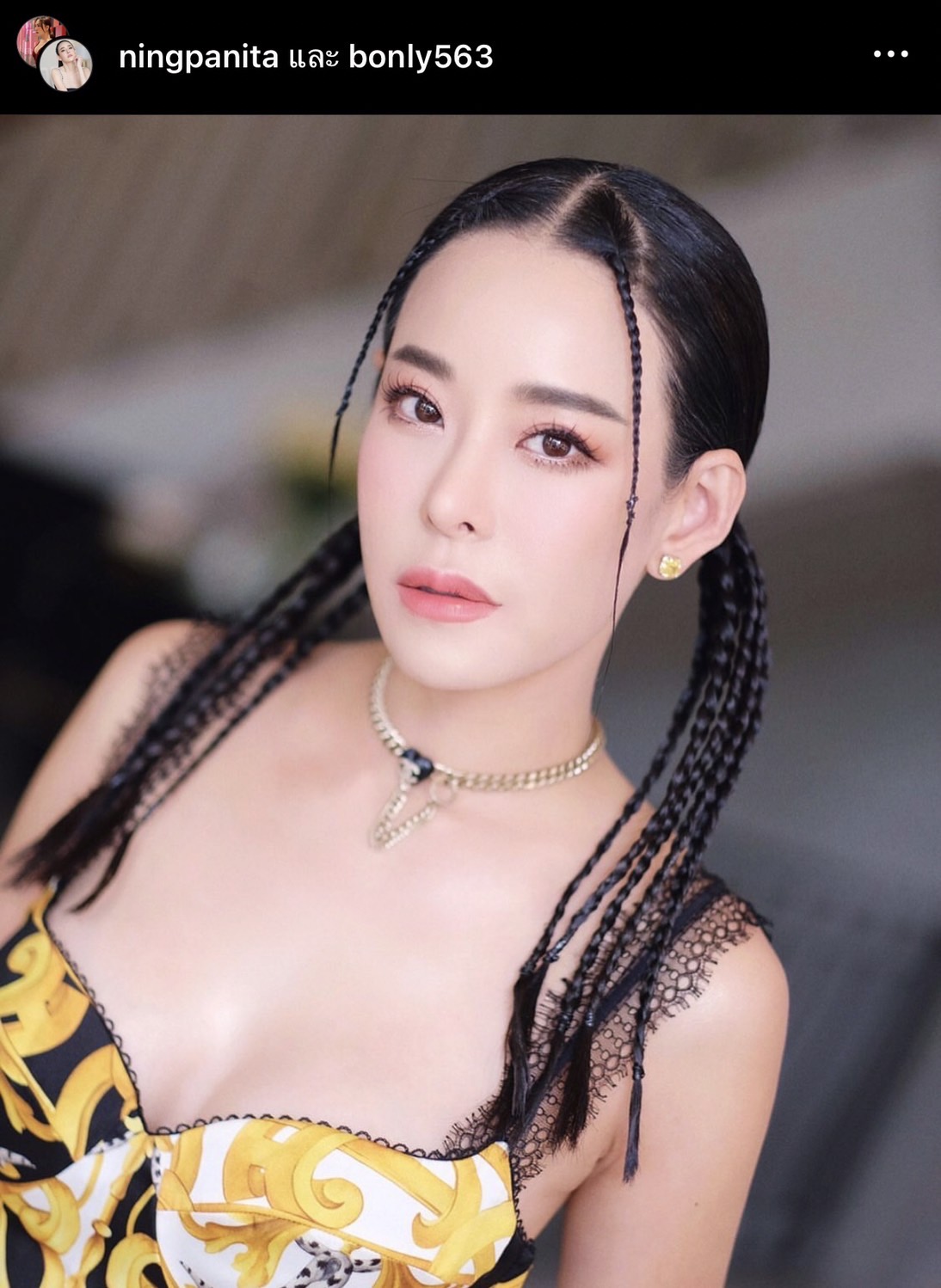 ไม่มีภาพนี้แล้ว จิน จรินทร์ สามี  หนิง ลบภาพคู่ ปิ่น ในไอจี ?