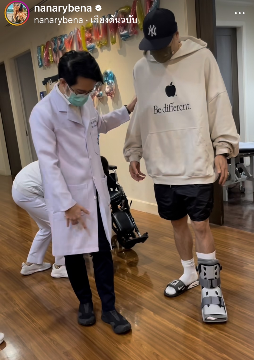 นานา ไรบีน่า เผยอาการ เวย์ ไทยเทเนี่ยม หมอสั่งพักยาว 6-8 สัปดาห์ 