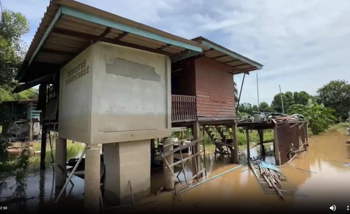 ชาวบางบาล ยอมทิ้งบ้าน หนีน้ำท่วมซ้ำซากทุกปี