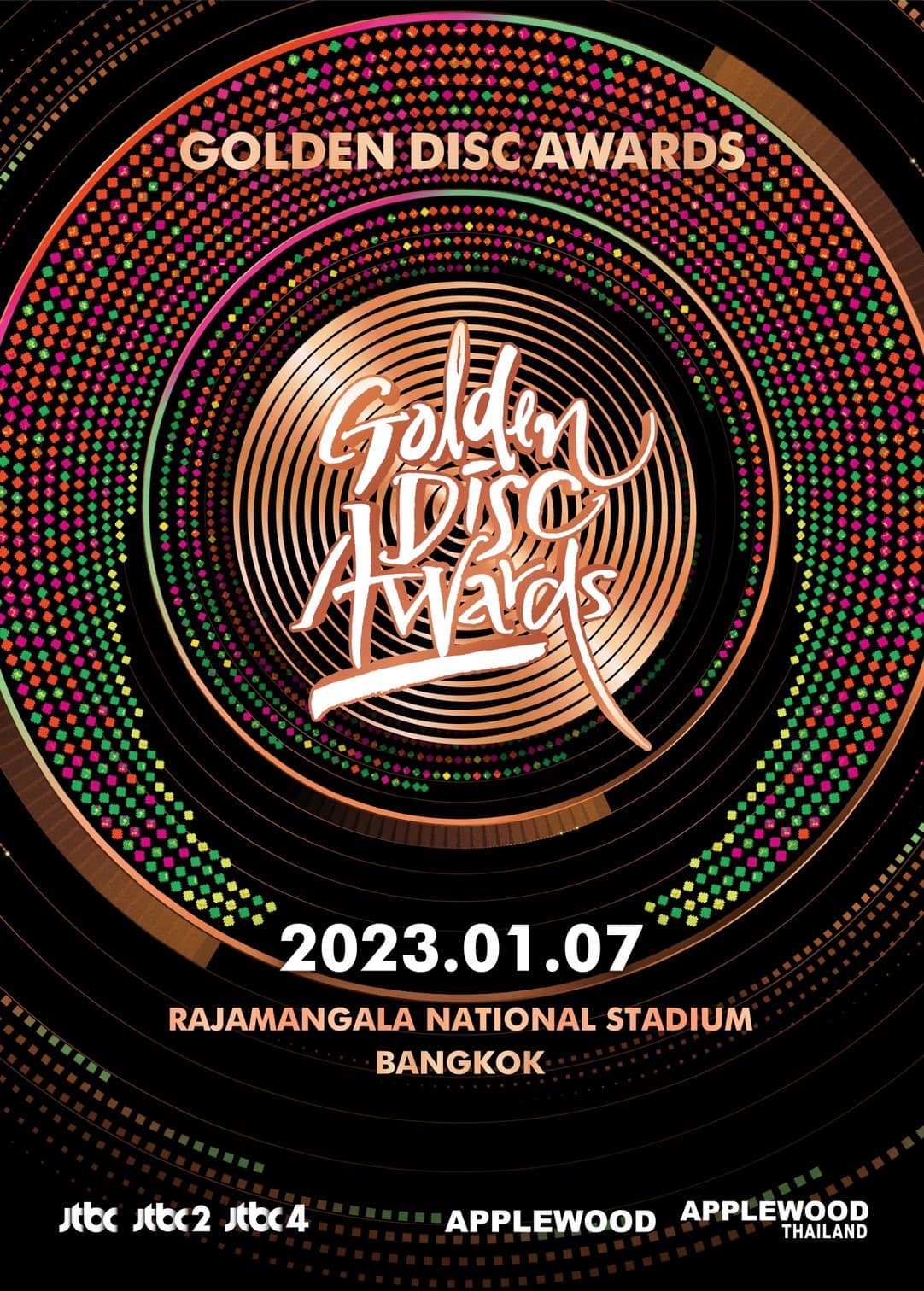 งานประกาศรางวัล Golden Disc Awards ครั้งที่ 37 จะจัดขึ้นที่ประเทศไทย
