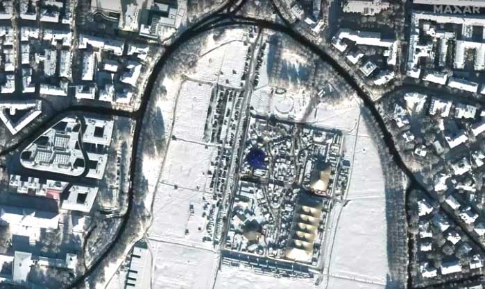 เปิดภาพมุมสูง หิมะ ถล่มเยอรมนี เปลี่ยนสถานที่สำคัญหลายแห่งเป็นสีขาวโพลน