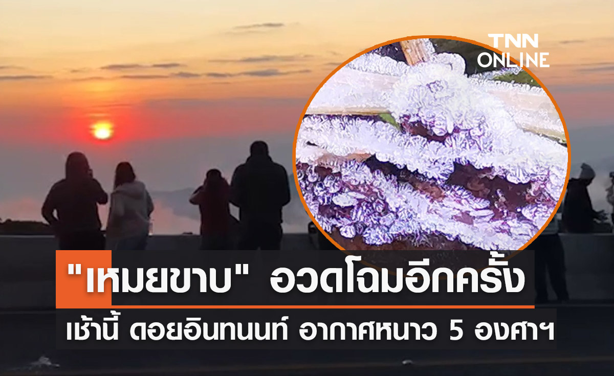 หนาวจัด! ดอยอินทนนท์ แตะ 5 องศาฯ "เหมยขาบ" กลับมาเยือนอีกครั้ง