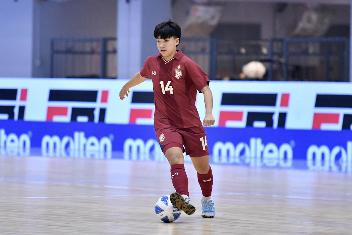 ฟุตซอลหญิงไทย อัด อิรัก 7-1 ขึ้นนำจ่าฝูง ศึกชิงแชมป์เอเชีย 2025 รอบคัดเลือก ฟุตซอลหญิงไทย อัด อิรัก 7-1 ขึ้นนำจ่าฝูง ศึกชิงแชมป์เอเชีย 2025 รอบคัดเลือก