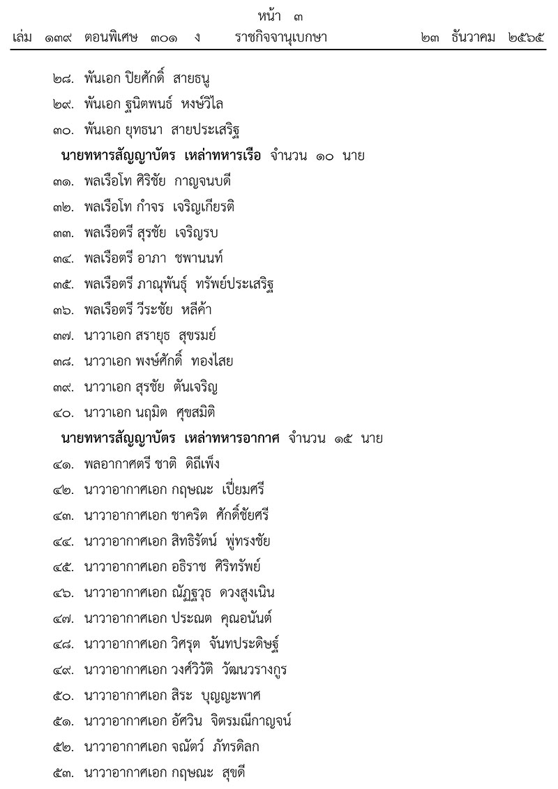 โปรดเกล้าฯแต่งตั้ง ‘นายทหาร-นายตำรวจ’ ราชองค์รักษ์ 60 นาย โปรดเกล้าฯแต่งตั้ง ‘นายทหาร-นายตำรวจ’ ราชองค์รักษ์ 60 นาย