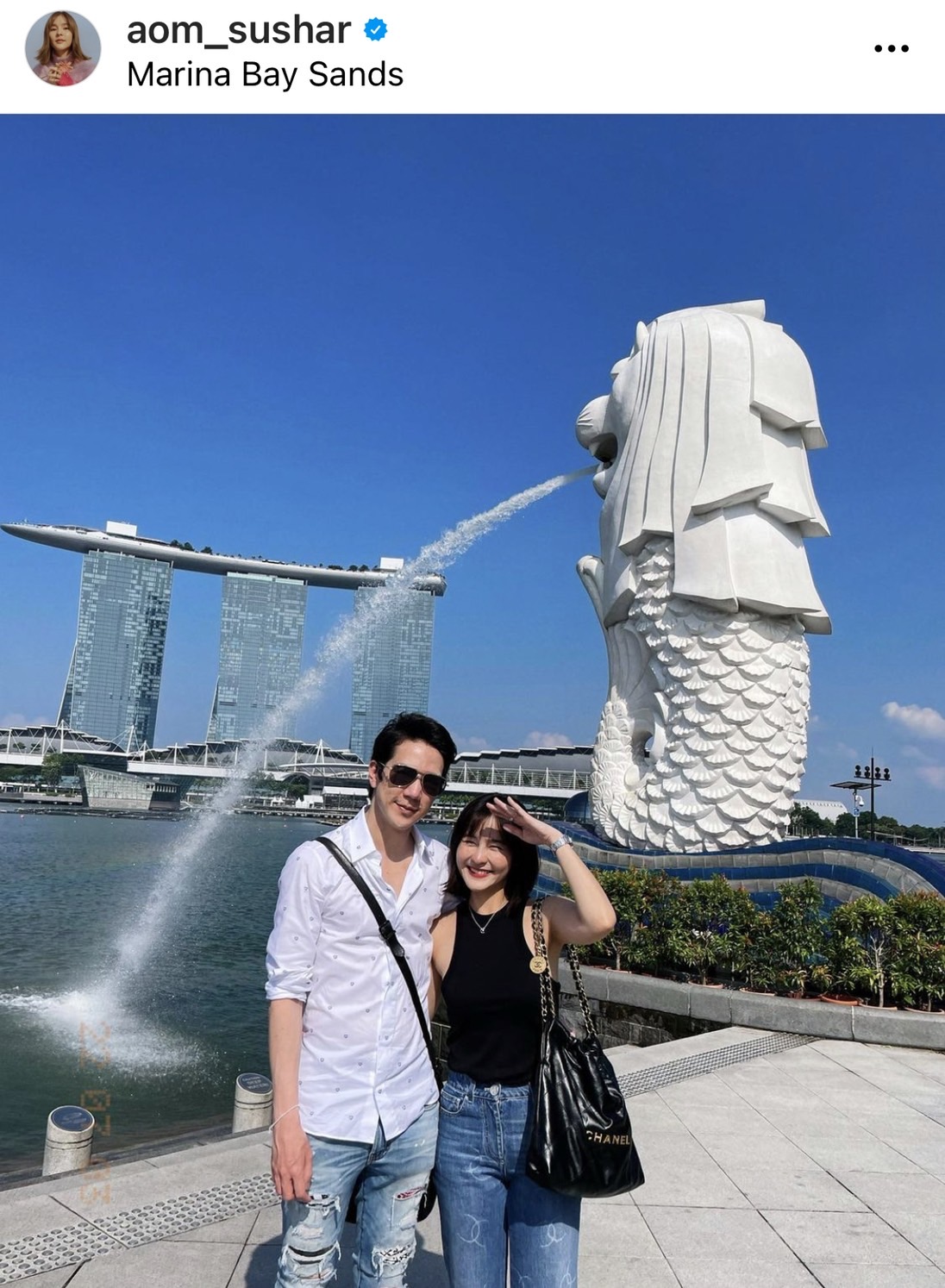 ออม สุชาร์ เขินเล่าทริปหวานที่สิงคโปร์ แย้มมีคุยเรื่องแต่งกับแฟนหนุ่ม แอมป์ บ้างแล้ว! ออม สุชาร์ เขินเล่าทริปหวานที่สิงคโปร์ แย้มมีคุยเรื่องแต่งกับแฟนหนุ่ม แอมป์ บ้างแล้ว!